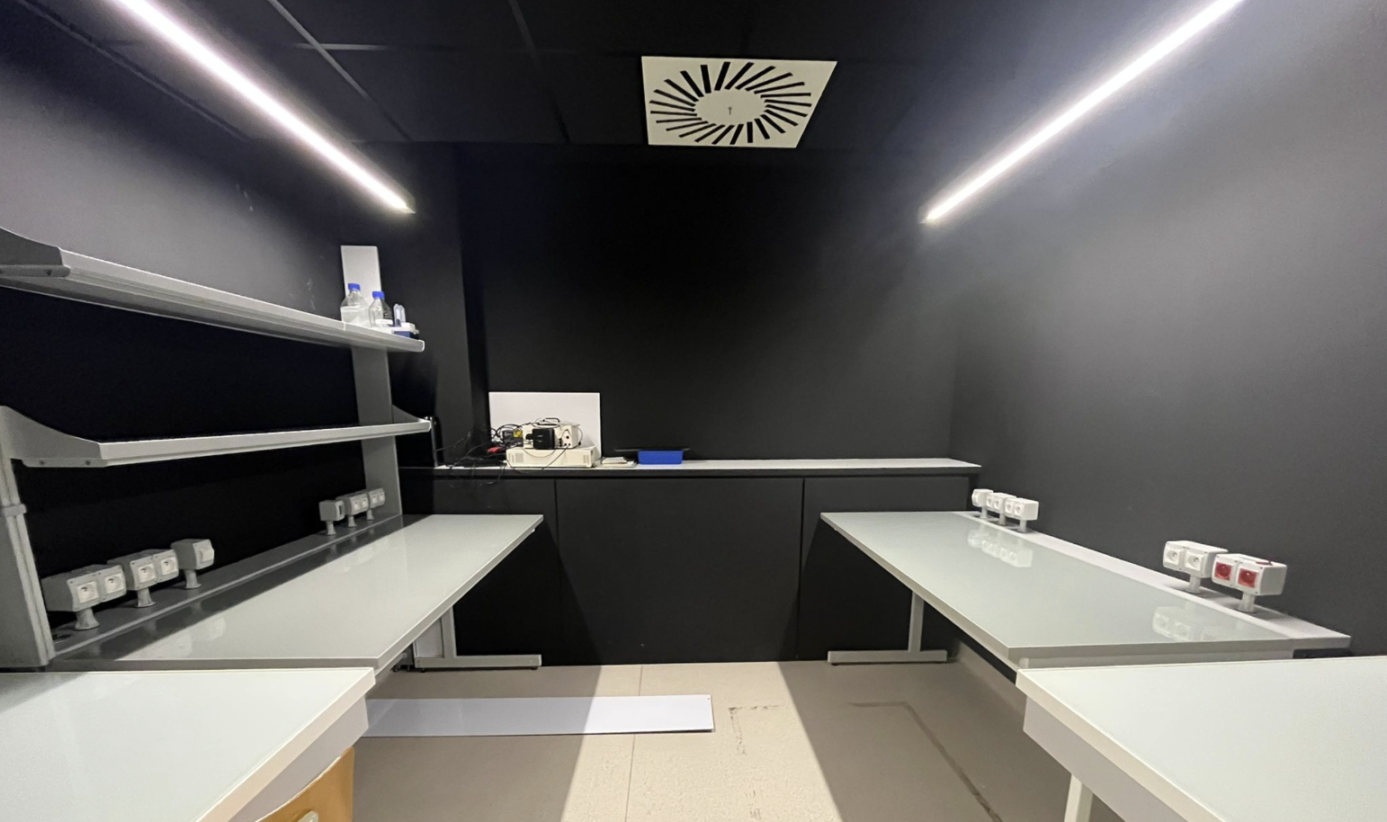 Fluorescence microscope setup